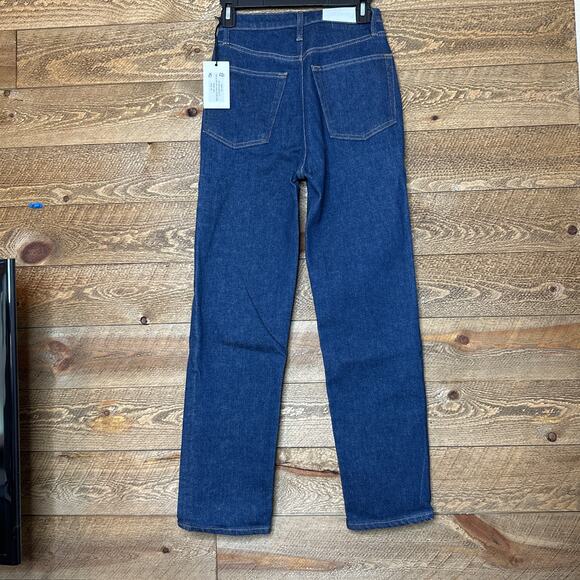 RE/DONE 70's Ultra High Rise Stove Pipe Jeans in Rigid Like Size 26 NWT - Picture 7 of 16